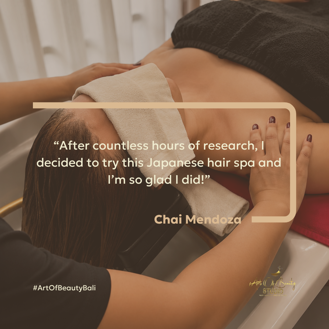 Japanese Head Spa treatment in Seminyak, Bali